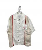 MARINE SERREマリーンセル）の古着「Tea Towel Bowling Shirt」｜ホワイト