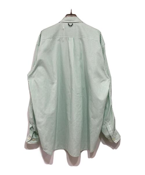 DAIWA PIER39（ダイワ ピア39）DAIWA PIER39 (ダイワ ピア39) TECH BUTTON DOWN SHIRTS グリーン×ホワイト サイズ:Mの古着・服飾アイテム