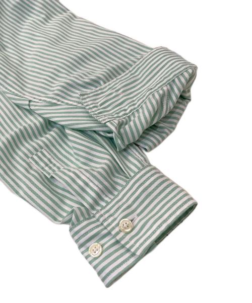 DAIWA PIER39（ダイワ ピア39）DAIWA PIER39 (ダイワ ピア39) TECH BUTTON DOWN SHIRTS グリーン×ホワイト サイズ:Mの古着・服飾アイテム