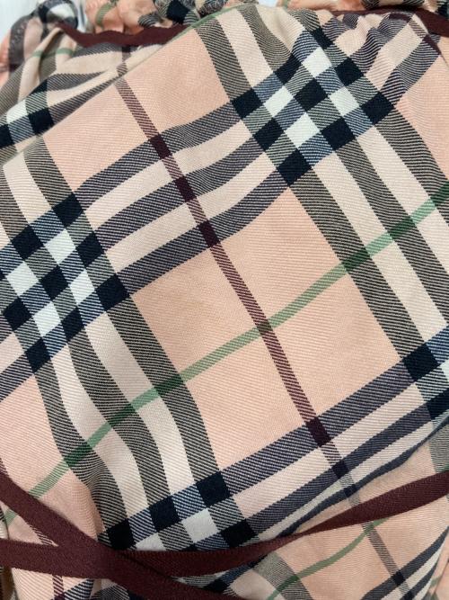 BURBERRY BLUE LABEL（バーバリーロンドンブルーレーベル）BURBERRY BLUE LABEL (バーバリーロンドンブルーレーベル) ノバチェッキャミソールブラウス ピンク サイズ:38の古着・服飾アイテム