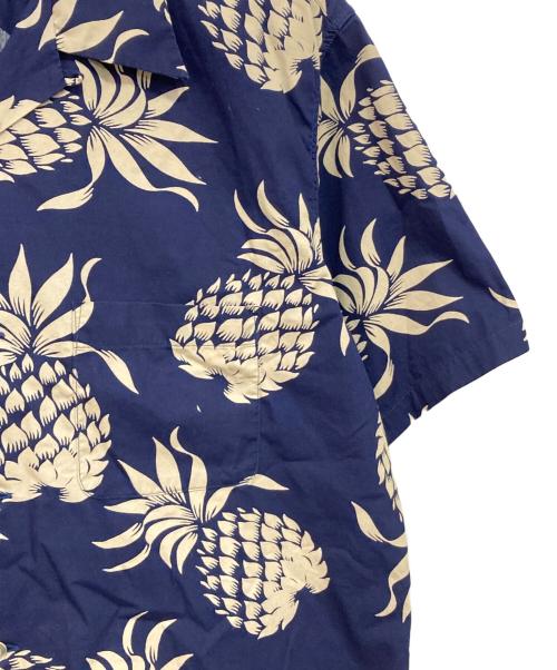 Sun Surf（サンサーフ）Sun Surf (サンサーフ) KAHANAMOKU COTTON HAWAIIAN SHIRT “DUKE'S PINEAPPLE” アイボリー×ブルー サイズ:XLの古着・服飾アイテム