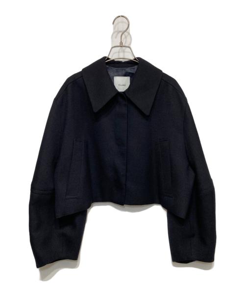 CLANE（クラネ）CLANE (クラネ) コクーン スリーブ ショート ジャケット ネイビー サイズ:1の古着・服飾アイテム