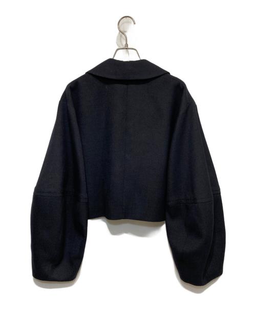 CLANE（クラネ）CLANE (クラネ) コクーン スリーブ ショート ジャケット ネイビー サイズ:1の古着・服飾アイテム