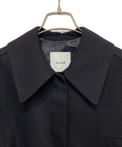 CLANE（クラネ）CLANE (クラネ) コクーン スリーブ ショート ジャケット ネイビー サイズ:1の古着・服飾アイテム