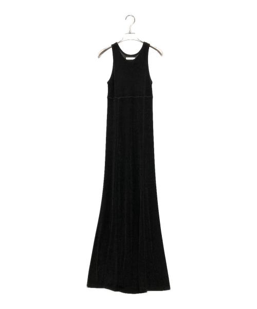 anuke（アンヌーク）anuke (アンヌーク) Jersey Maxi Onepiece ブラック サイズ:36の古着・服飾アイテム