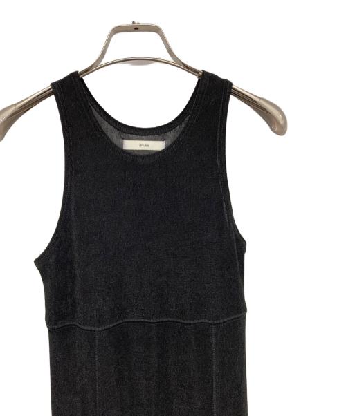 anuke（アンヌーク）anuke (アンヌーク) Jersey Maxi Onepiece ブラック サイズ:36の古着・服飾アイテム