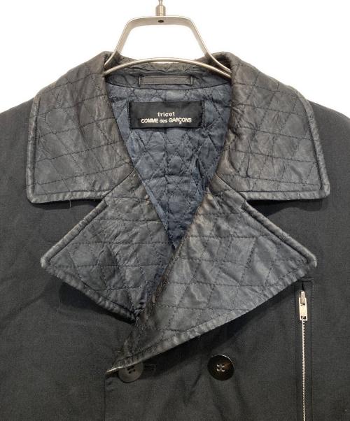 tricot COMME des GARCONS（トリココムデギャルソン）tricot COMME des GARCONS (トリココムデギャルソン) キルティングPコート ブラック サイズ:-の古着・服飾アイテム