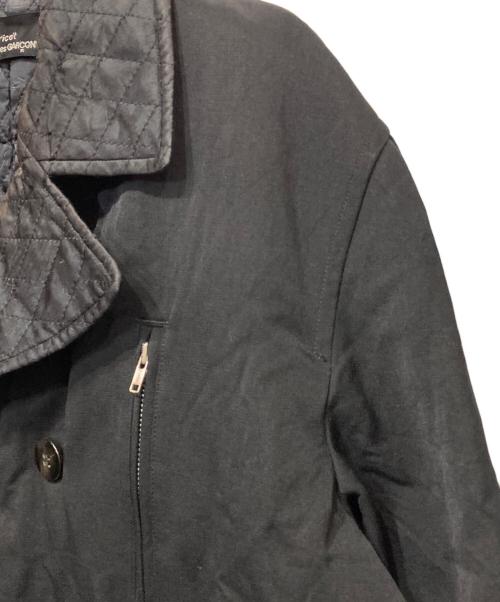 tricot COMME des GARCONS（トリココムデギャルソン）tricot COMME des GARCONS (トリココムデギャルソン) キルティングPコート ブラック サイズ:-の古着・服飾アイテム