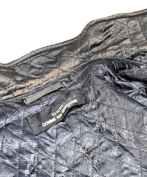 tricot COMME des GARCONS（トリココムデギャルソン）tricot COMME des GARCONS (トリココムデギャルソン) キルティングPコート ブラック サイズ:-の古着・服飾アイテム