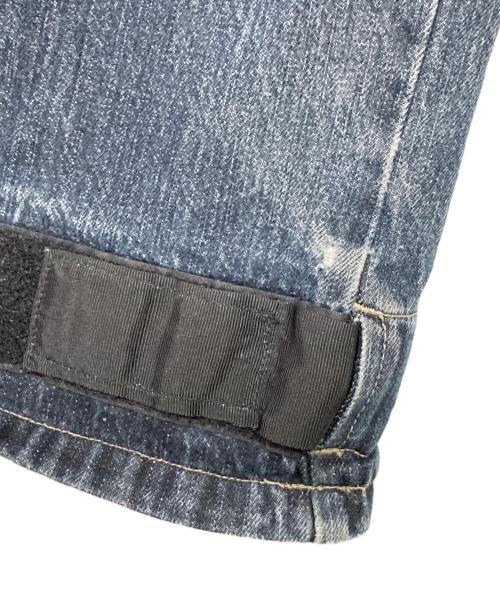 MARITHE+FRANCOIS GIRBAUD（マリテフランソワジルボー）MARITHE+FRANCOIS GIRBAUD (マリテフランソワジルボー) ベルクロシャトルパンツ velcro shuttle pants インディゴ サイズ:33の古着・服飾アイテム