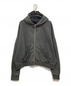 entire studiosエンタイアスタジオ）の古着「ETERNAL ZIP SOOT」｜グレー