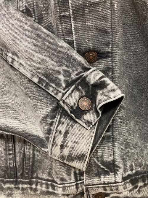 LEVI'S（リーバイス）LEVI'S (リーバイス) 80'sケミカルウォッシュ ブラックデニムジャケット グレー サイズ:XLの古着・服飾アイテム