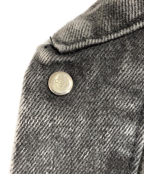 LEVI'S（リーバイス）LEVI'S (リーバイス) 80'sケミカルウォッシュ ブラックデニムジャケット グレー サイズ:XLの古着・服飾アイテム