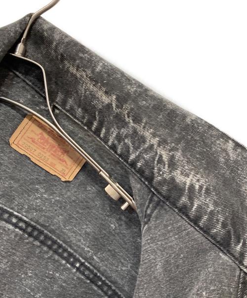 LEVI'S（リーバイス）LEVI'S (リーバイス) 80'sケミカルウォッシュ ブラックデニムジャケット グレー サイズ:XLの古着・服飾アイテム