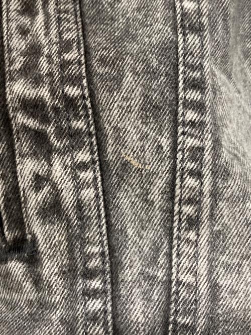 LEVI'S（リーバイス）LEVI'S (リーバイス) 80'sケミカルウォッシュ ブラックデニムジャケット グレー サイズ:XLの古着・服飾アイテム
