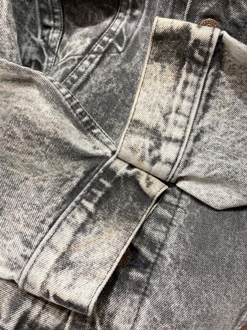 LEVI'S（リーバイス）LEVI'S (リーバイス) 80'sケミカルウォッシュ ブラックデニムジャケット グレー サイズ:XLの古着・服飾アイテム