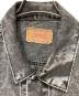 中古・古着 LEVI'S (リーバイス) 80'sケミカルウォッシュ ブラックデニムジャケット グレー サイズ:XL：18000円