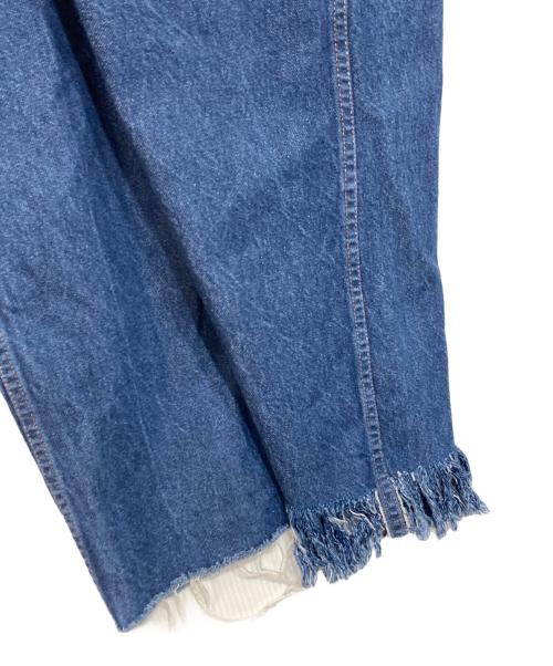 MAISON EUREKA（メゾンエウレカ）MAISON EUREKA (メゾンエウレカ) ラップデニムパンツ ブルー サイズ:Sの古着・服飾アイテム