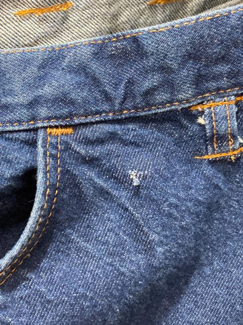 MAISON EUREKA（メゾンエウレカ）MAISON EUREKA (メゾンエウレカ) ラップデニムパンツ ブルー サイズ:Sの古着・服飾アイテム