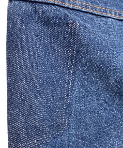 MAISON EUREKA（メゾンエウレカ）MAISON EUREKA (メゾンエウレカ) ラップデニムパンツ ブルー サイズ:Sの古着・服飾アイテム