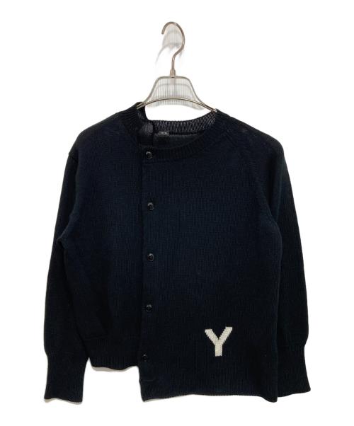 Y's（ワイズ）Y's (ワイズ) イニシャル刺繍カーディガン ブラック サイズ:2の古着・服飾アイテム