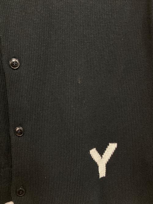 Y's（ワイズ）Y's (ワイズ) イニシャル刺繍カーディガン ブラック サイズ:2の古着・服飾アイテム