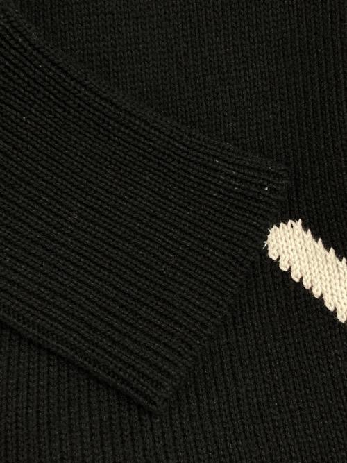 Y's（ワイズ）Y's (ワイズ) イニシャル刺繍カーディガン ブラック サイズ:2の古着・服飾アイテム