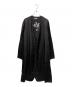 BLACK COMME des GARCONS（ブラックコムデギャルソン）の古着「刺繍ロングライナーコート」｜ブラック