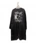 BLACK COMME des GARCONS (ブラックコムデギャルソン) 刺繍ロングライナーコート ブラック サイズ:XS：20000円