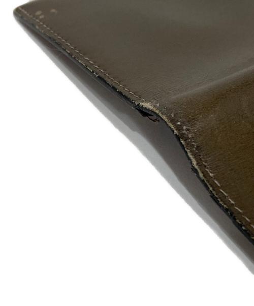 HERMES（エルメス）HERMES (エルメス) Hロゴベアンカーフ-ロングウォレット ブラウンの古着・服飾アイテム