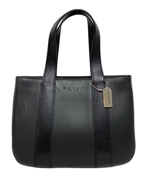 COACH（コーチ）COACH (コーチ) OLD-レザーハンドバッグ ブラックの古着・服飾アイテム