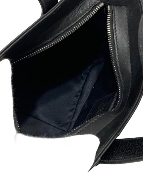 COACH（コーチ）COACH (コーチ) OLD-レザーハンドバッグ ブラックの古着・服飾アイテム