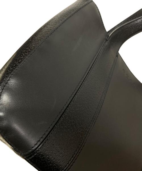 COACH（コーチ）COACH (コーチ) OLD-レザーハンドバッグ ブラックの古着・服飾アイテム