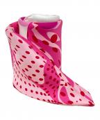 HERMESエルメス）の古着「カレ90 IHOLA FLAMENCA」｜ピンク×アイボリー