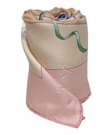 HERMES（エルメス）の古着「カレ90-ベニスのカーニバル」｜ライトピンク