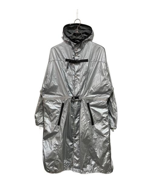 PRADA（プラダ）PRADA (プラダ) メタリックフーテッドコート シルバー サイズ: XSの古着・服飾アイテム