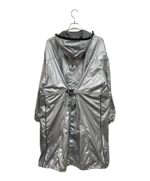 PRADA（プラダ）PRADA (プラダ) メタリックフーテッドコート シルバー サイズ: XSの古着・服飾アイテム