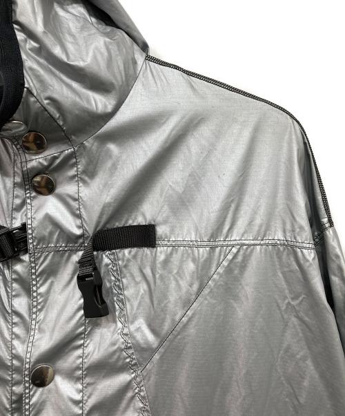 PRADA（プラダ）PRADA (プラダ) メタリックフーテッドコート シルバー サイズ: XSの古着・服飾アイテム