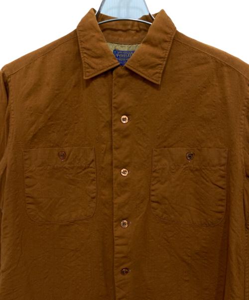 PENDLETON（ペンドルトン）PENDLETON (ペンドルトン) ヴィンテージウールシャツ ブラウン サイズ:Mの古着・服飾アイテム