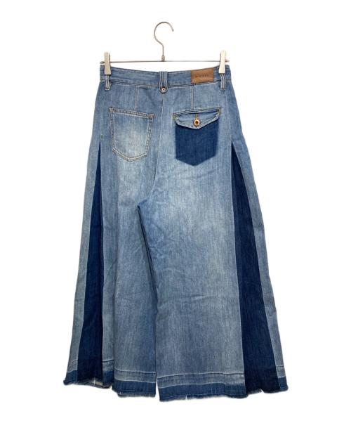 DIESEL（ディーゼル）DIESEL (ディーゼル) ワイドフレアデニムパンツ インディゴ サイズ:26の古着・服飾アイテム