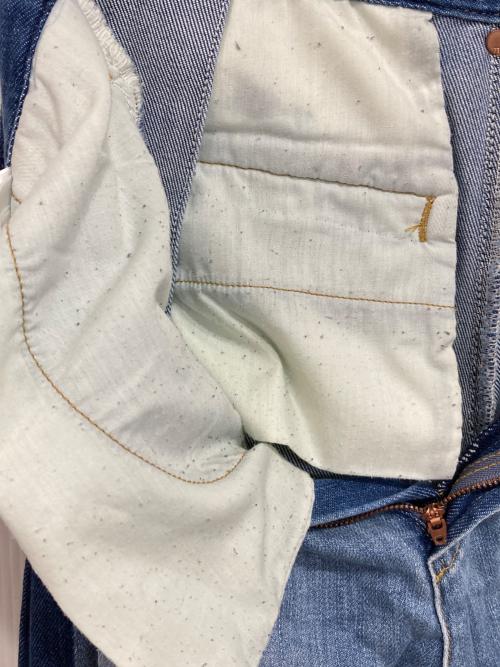 DIESEL（ディーゼル）DIESEL (ディーゼル) ワイドフレアデニムパンツ インディゴ サイズ:26の古着・服飾アイテム