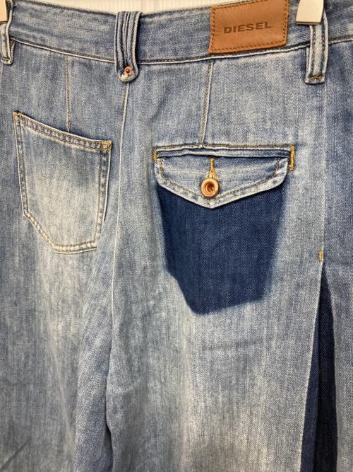 DIESEL（ディーゼル）DIESEL (ディーゼル) ワイドフレアデニムパンツ インディゴ サイズ:26の古着・服飾アイテム