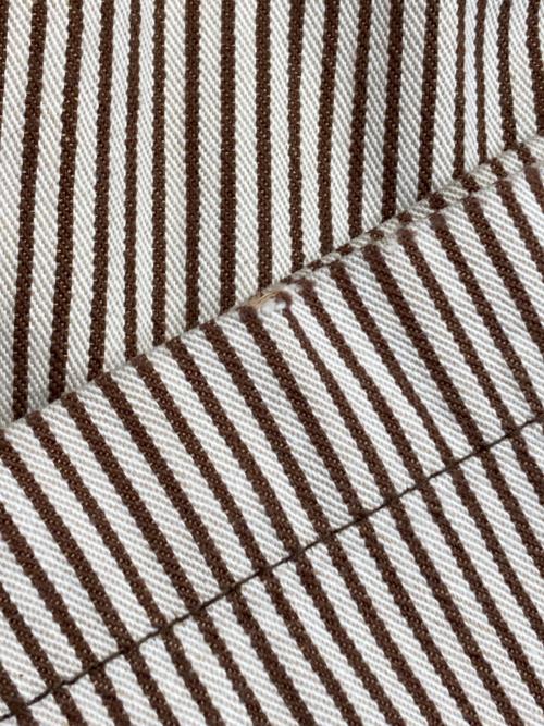 KAPITAL（キャピタル）KAPITAL (キャピタル) ヒッコリーワイドパンツ ブラウン サイズ:1の古着・服飾アイテム