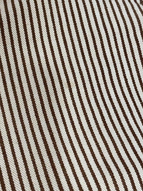 KAPITAL（キャピタル）KAPITAL (キャピタル) ヒッコリーワイドパンツ ブラウン サイズ:1の古着・服飾アイテム