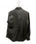 JOHN LAWRENCE SULLIVAN (ジョン ローレンス サリバン) Leather Metal Line Shirt ブラック サイズ:46：44000円