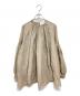 crinkle crinkle crinkle（クリンクル クリンクル クリンクル）の古着「シアーブラウス」｜ベージュ