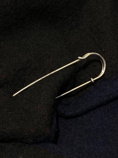 Y's（ワイズ）Y's (ワイズ) カラーブロッキングマフラー ネイビー×レッド サイズ:記載なしの古着・服飾アイテム