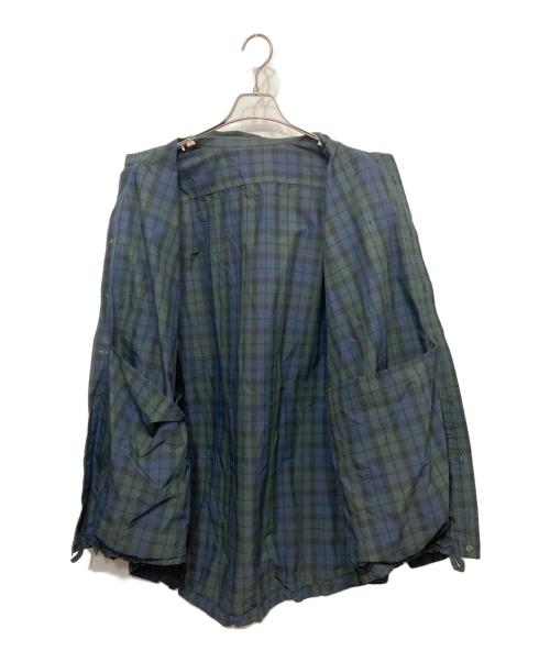 BROCHURE（ブローシュアー）BROCHURE (ブローシュアー) GENERALLY SHIRTS ネイビー×ブラック サイズ:Mの古着・服飾アイテム