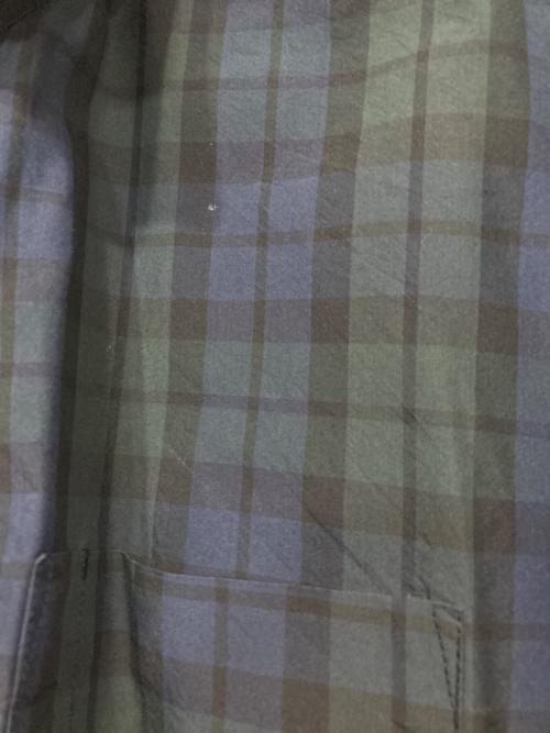 BROCHURE（ブローシュアー）BROCHURE (ブローシュアー) GENERALLY SHIRTS ネイビー×ブラック サイズ:Mの古着・服飾アイテム