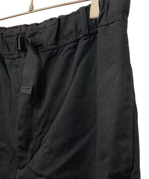 everyone（エブリワン）everyone (エブリワン) ベルテッドイージーパンツ ブラック サイズ:Lの古着・服飾アイテム